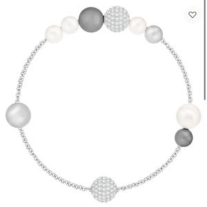 Swarovski Silver and Pearl Bracelet